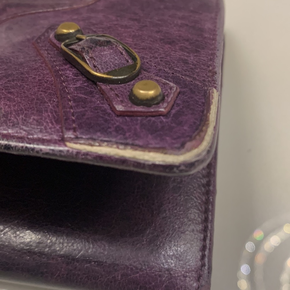 Balenciaga purple city wallet - Picture 15 of 15